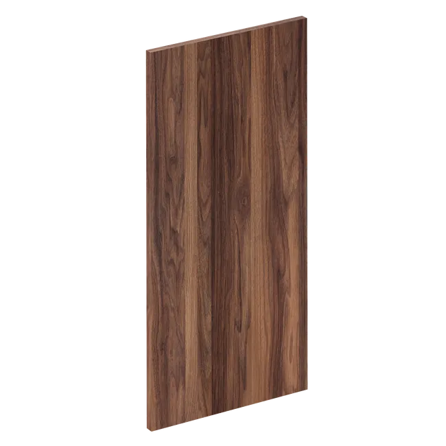 Lot de 2 portes de cuisine Hudson effet noyer mat H.77 x l.37 cm