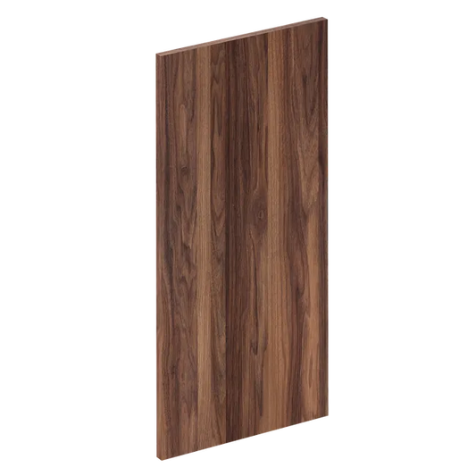Lot de 2 portes de cuisine Hudson effet noyer mat H.77 x l.37 cm