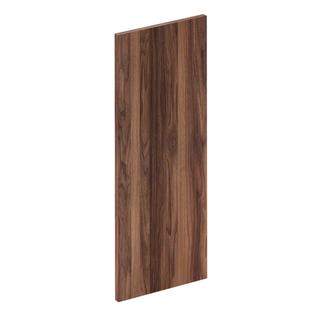 Lot de 2 portes de cuisine Hudson effet noyer mat H.77 x l.30 cm