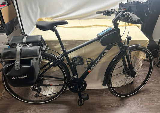 Vélo Orbea Trekking Équipé + Sacoches Vaude Étanches
