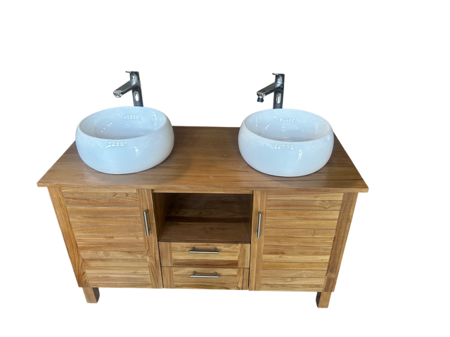 Meuble bas salle de bain + vasque