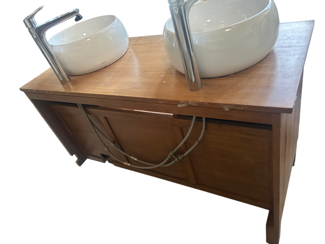Meuble bas salle de bain + vasque