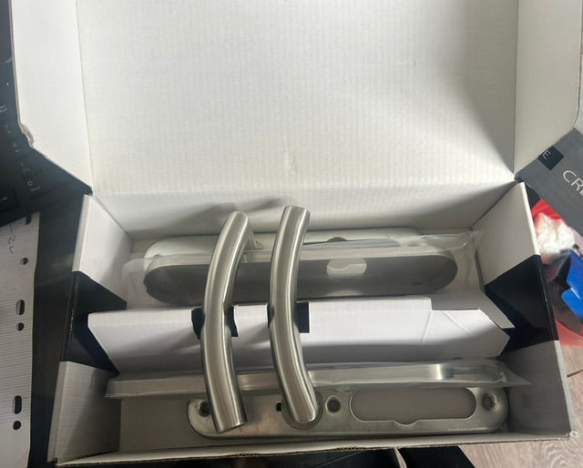 Ensemble sur plaque ELA 31 en inox brossé (OPENLINE)  Clé L