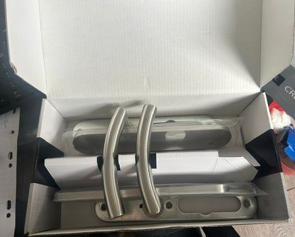 Ensemble sur plaque ELA 31 en inox brossé (OPENLINE)  Clé L