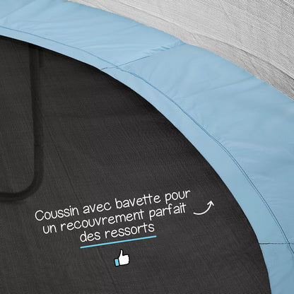 Trampoline Funni Blue 360 + Echelle BLEU KANGUI