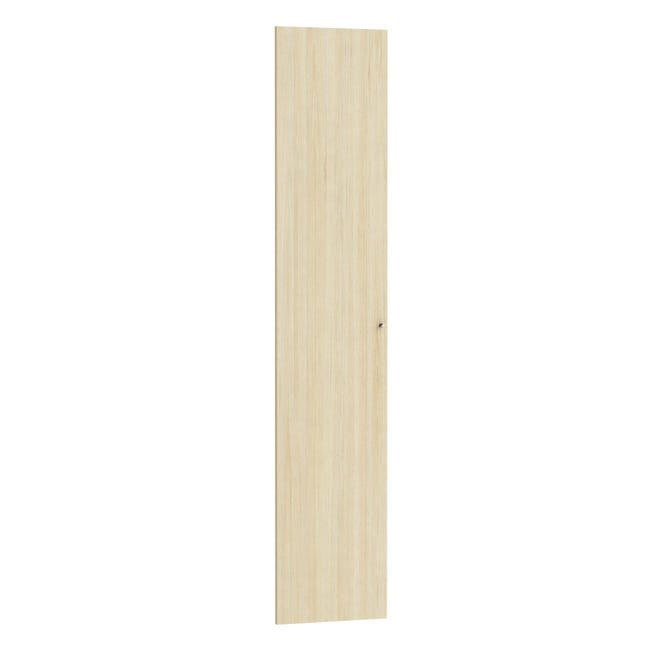Porte battante Home effet chêne naturel mat H.200 x l.40 cm