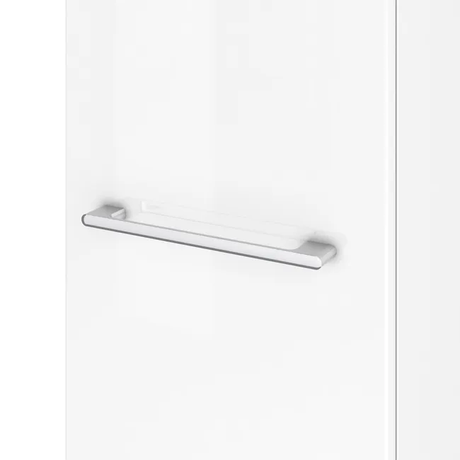 Porte, l.30 x H.115cm, Blanc-Blanc 0, Remix