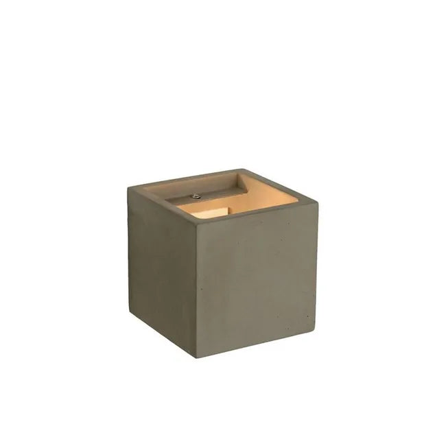 GIPSY-Applique murale cubique Plâtre H11.5cm -