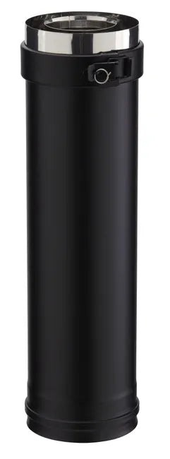 Tuyau pour conduit double paroi POUJOULAT Diam.100 mm 0.45 m