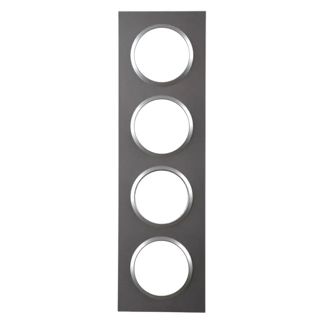 Plaque Epure, LEXMAN aluminium satiné