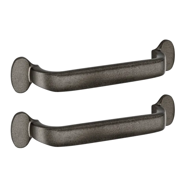 Lot de 2 poignées de meuble INSPIRE Tinos Zamak Patiné