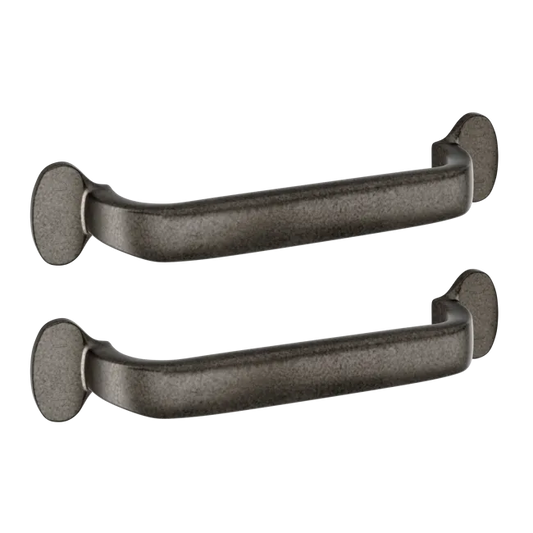 Lot de 2 poignées de meuble INSPIRE Tinos Zamak Patiné