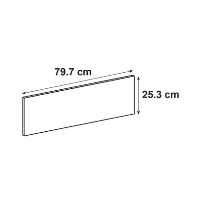 Façade de tiroir de cuisine Sapporo effet chêne mat H.25.3 x l.79.7 cm