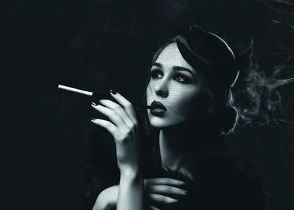Affiche Smoke and dream, gris l.50 x H.70 cm