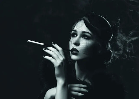 Affiche Smoke and dream, gris l.50 x H.70 cm