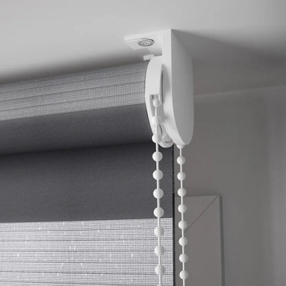 Store enrouleur jour/nuit Ontario gris foncé, l.45 x H.160 cm, INSPIRE