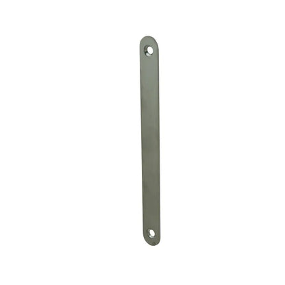 Platine acier chromé gris