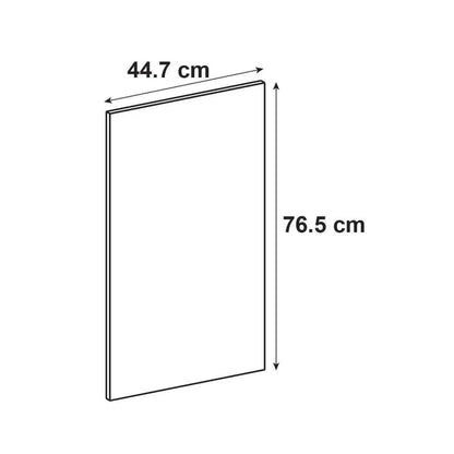 Porte de cuisine Newport taupe mat H.76.5 x l.44.7 cm