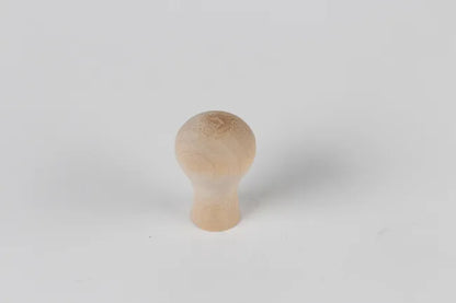 Bouton de meuble goutte, bois hêtre brut, Diam.20 mm