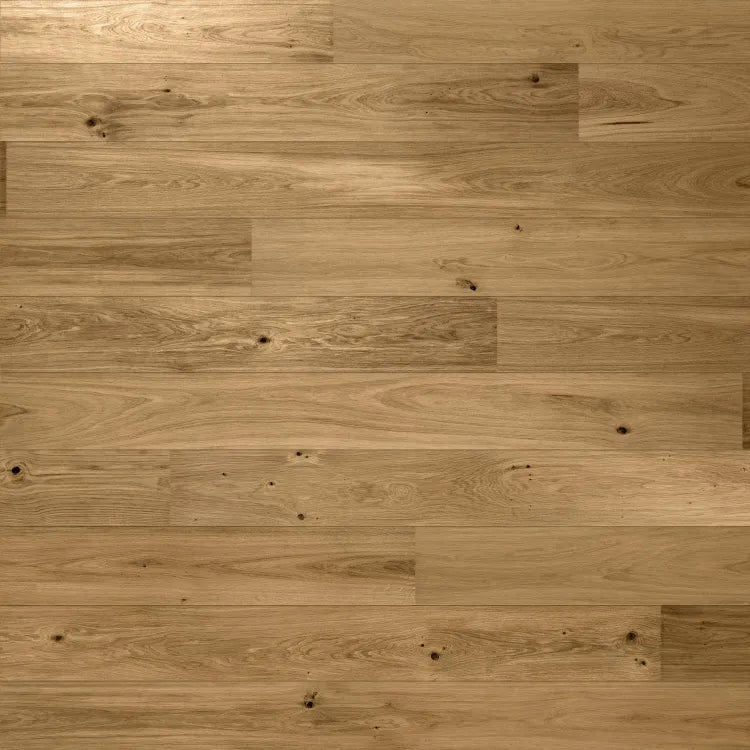 Parquet contrecollé intenso chêne blond vitrifié XL ARTENS, l.18.7 cm
