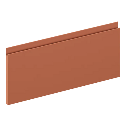 Façade de tiroir de cuisine Tokyo terracotta mat H.25.3 x l.59.7 cm