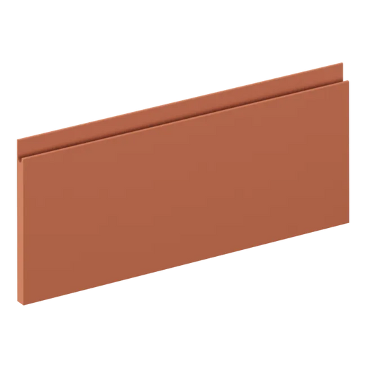 Façade de tiroir de cuisine Tokyo terracotta mat H.25.3 x l.59.7 cm