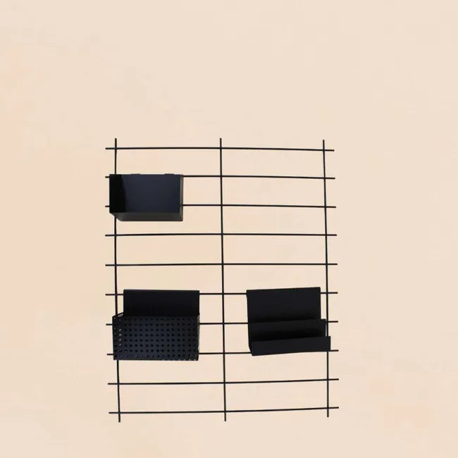 Etagère murale de bureau en métal 50x60cm - Ornami