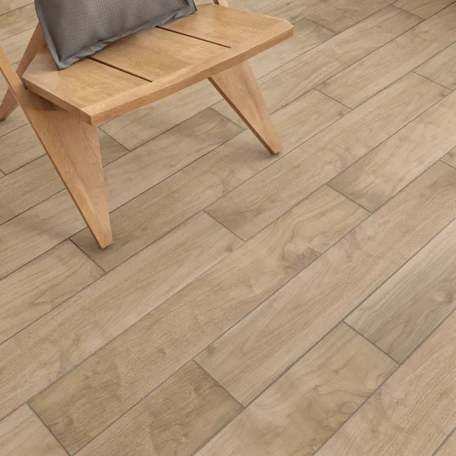 Lot de 2 plinthes carrelage Spania, marron, Ht. x L. 90 cm, Ep.9 mm