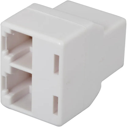 Raccord rj45 / rj11 femelle / femelle blanc EVOLOGY
