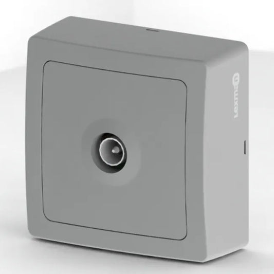 Prise tv saillie, complet Opus, LEXMAN, gris aluminium