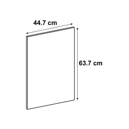 Porte de cuisine Chicago vert mat H.63.7 x l.44.7 cm