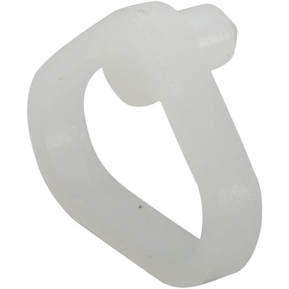 Lot de 8 taquets à enfoncer, pvc blanc, Diam.5 mm