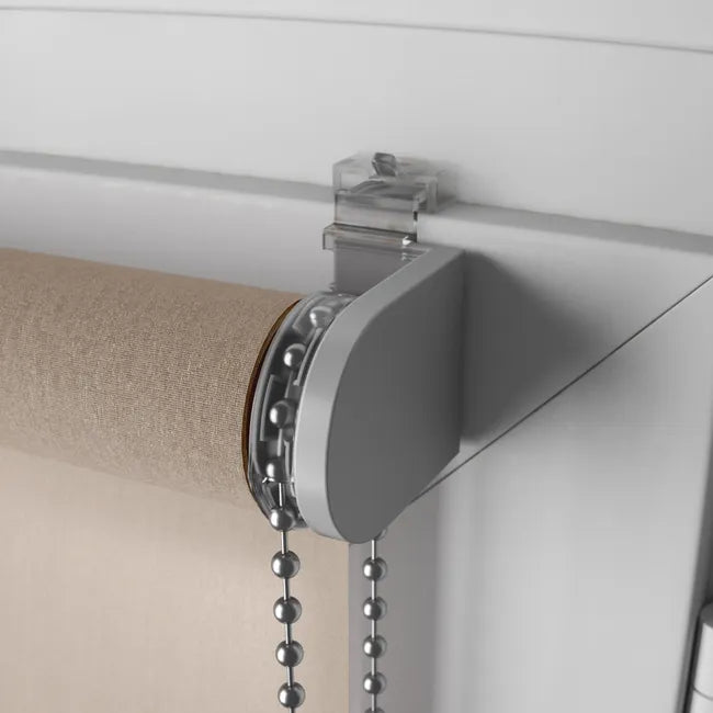 Store enrouleur tamisant Madrid taupe, l.40 x H.160 cm, INSPIRE