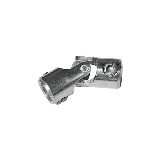Genouillère Diam. 12 mm + Diam. 12 mm acier chromé, H.49 x L.18 x P.18 mm AFBAT