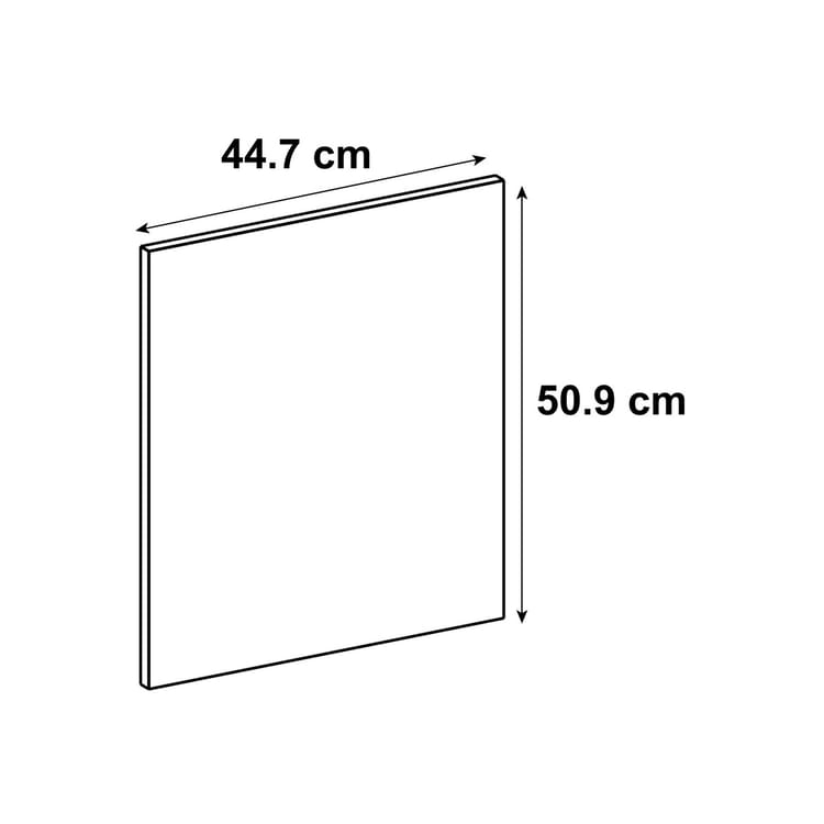 Porte de cuisine Newport lin mat H.50.9 x l.39.7 cm