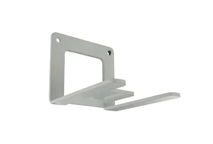 Equerre Flybook acier epoxy blanc, H.7.3 x P.9 cm