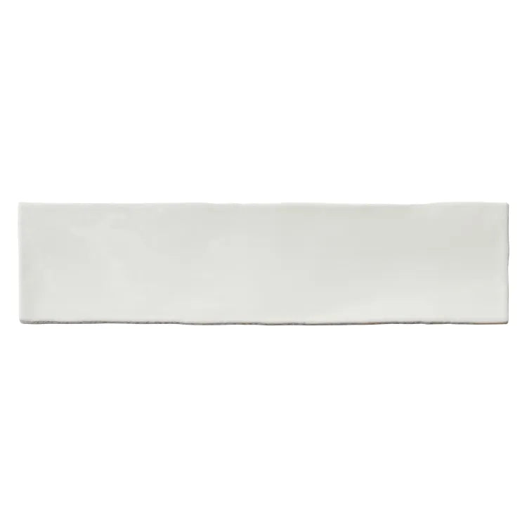 Carrelage mur intérieur effet zellige blanc Bakerstreet l.7.5 x L.30 cm