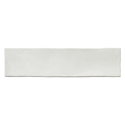 Carrelage mur intérieur effet zellige blanc Bakerstreet l.7.5 x L.30 cm