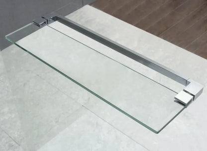 Tablette en verre chromé, 60 cm Remix