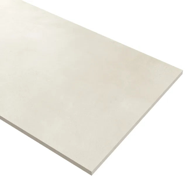 Carrelage mur intérieur / sol intérieur effet béton blanc Epura l.30 x L.60 cm C