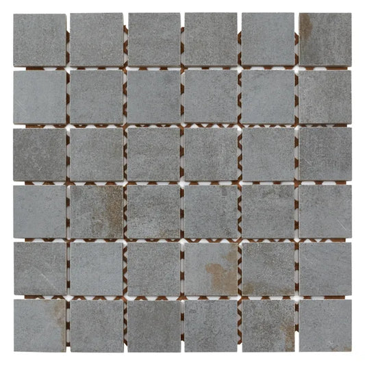1 plaque de mosaïquegris Metallic 30 x 30 cm