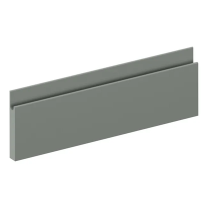 Façade de tiroir de cuisine Tokyo gris vert mat H.12.5 x l.39.7 cm