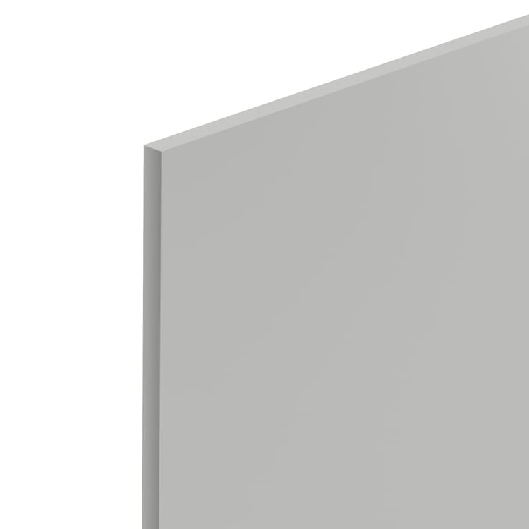 Côté de meuble de rangement gris clair H.76.8 cm x L.37 cm x Ep.18 mm
