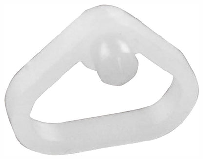 Lot de 8 taquets à enfoncer, pvc blanc, Diam.5 mm
