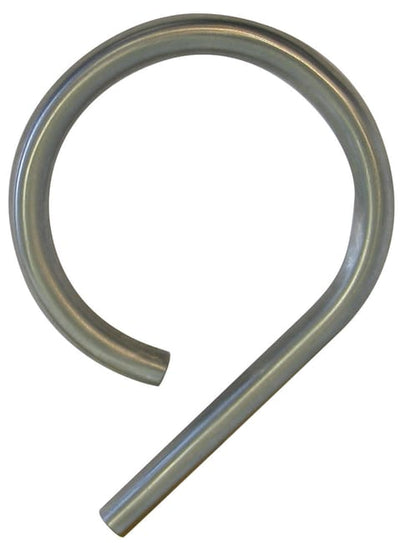 Chiffre 9 en inox brossé H.13 x l.9.1 cm