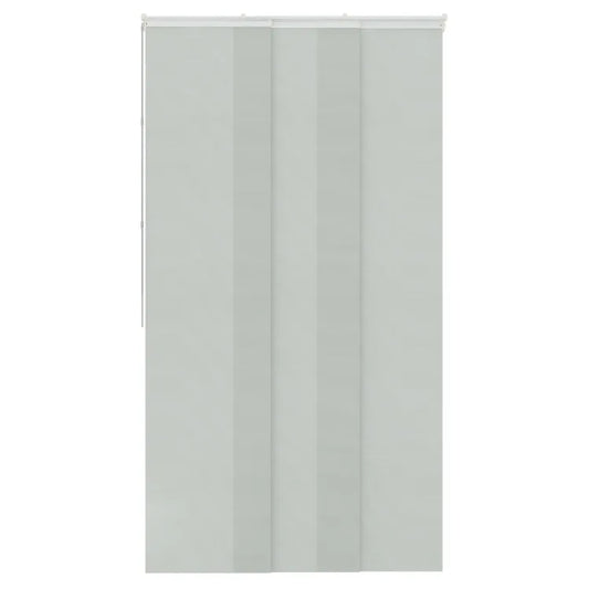Panneau japonais Tamisant uni, gris clair, H.250 x l.50 cm