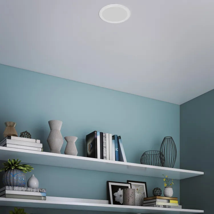 Spot à encastrer Extraflat led, changement d'intensité et de blancs, D22.5 blanc