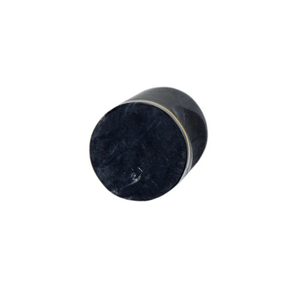 Bouton de meuble cylindrique Encoche, résine noir