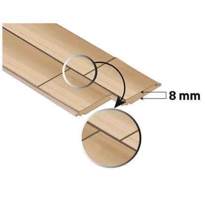 Sol stratifié intenso ARTENS DESIGN fernie, l.19.3 cm, Ep.8 mm