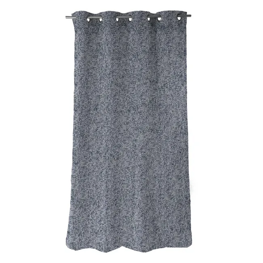 Rideau tamisant, Chine bleu l.140 x H.250 cm
